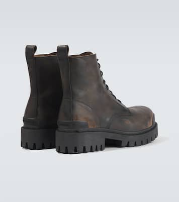 Strike leather boots | Balenciaga