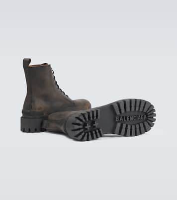 Strike leather boots | Balenciaga