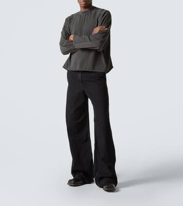 High-rise wide-leg jeans | Entire Studios
