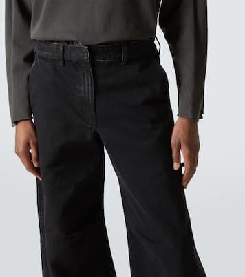 High-rise wide-leg jeans | Entire Studios