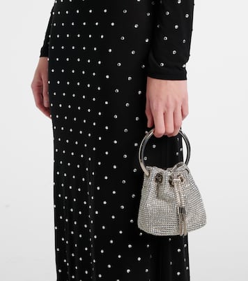 Secchiello Bon Bon Micro con cristalli | Jimmy Choo