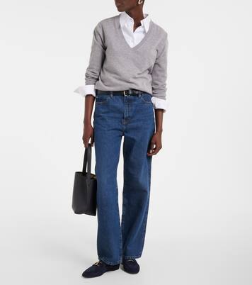 Jean droit Le Jane Ankle à taille haute | Frame