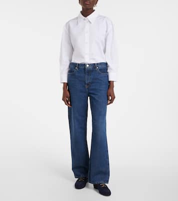 Jean droit Le Jane Ankle à taille haute | Frame