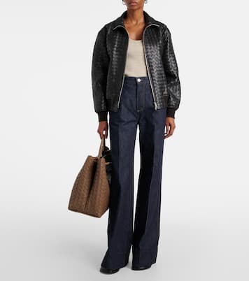 High-rise wide-leg jeans | Bottega Veneta