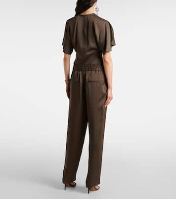 Weite Hose Kendry aus Satin | Isabel Marant