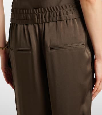 Weite Hose Kendry aus Satin | Isabel Marant