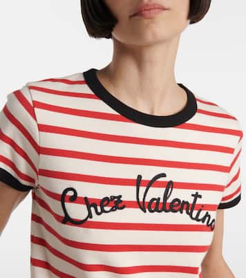 T-Shirt Chez Valentino aus Baumwoll-Jersey | Valentino
