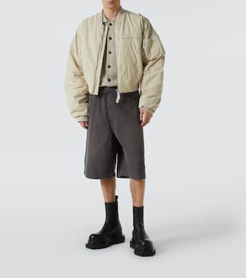 A-4 cotton canvas bomber jacket | Entire Studios