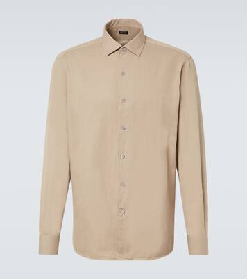 Jeanshemd aus Baumwolle und Wolle | Zegna