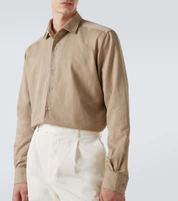 Jeanshemd aus Baumwolle und Wolle | Zegna