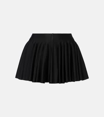 Godet pleated shorts | Alaïa