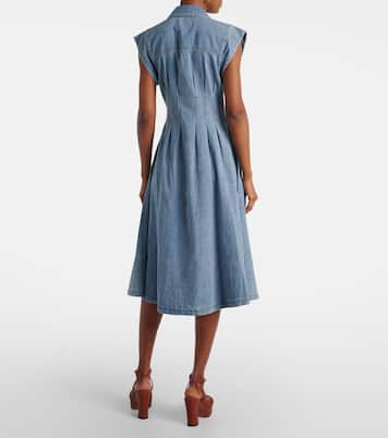 Abito midi di jeans Ruben | Veronica Beard