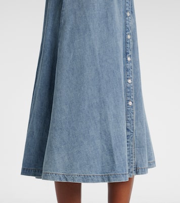 Abito midi di jeans Ruben | Veronica Beard