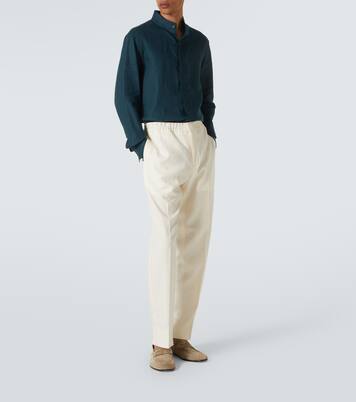 Pantalones rectos de lino | Zegna
