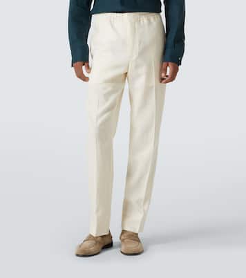 Pantalones rectos de lino | Zegna