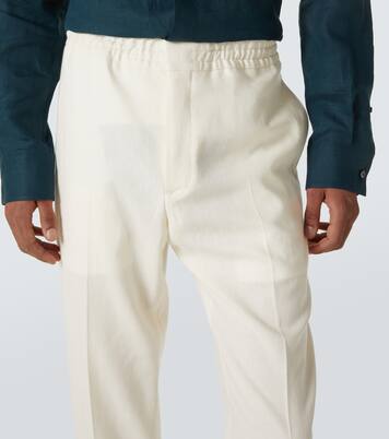 Pantalones rectos de lino | Zegna