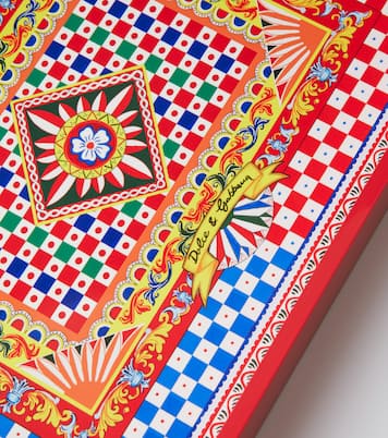 Carretto Siciliano wooden tray | Dolce&Gabbana Casa