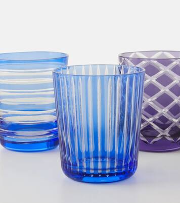 Set Cobalt aus sechs Tumbler-Gläsern | Polspotten