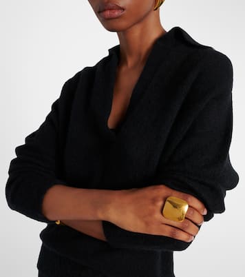 Amy gold-plated ring | Tom Ford