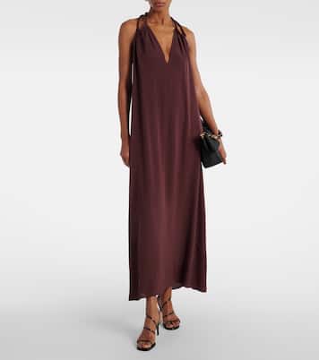 Satin maxi dress | Adriana Degreas