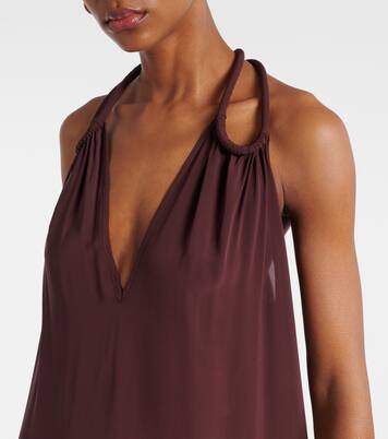 Satin maxi dress | Adriana Degreas