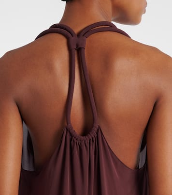 Satin maxi dress | Adriana Degreas