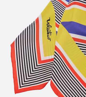 Escape printed silk headband | Valentino