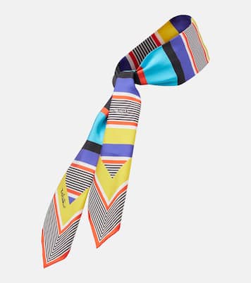 Escape printed silk headband | Valentino