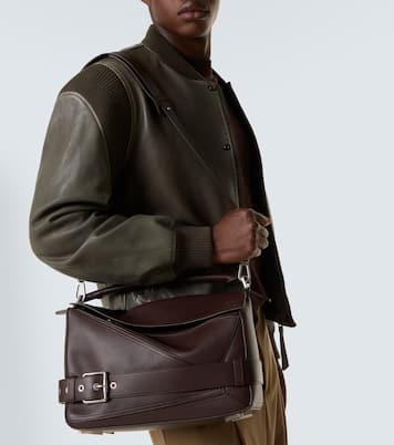 Tote Bag Puzzle Biker Large aus Leder | Loewe