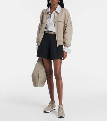 Veles faux pearls embellished sneakers | Jimmy Choo