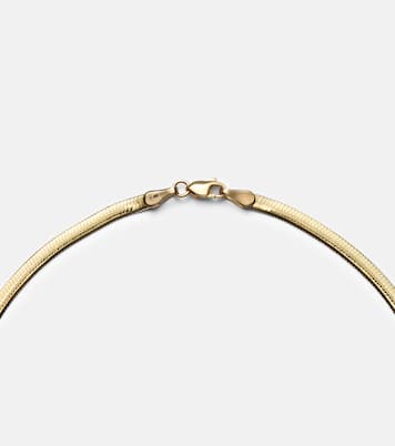 14kt gold and white gold necklace | Roxanne First