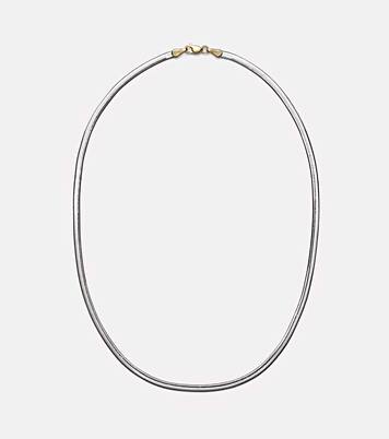 14kt gold and white gold necklace | Roxanne First