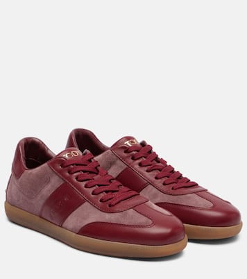 Tabs leather and suede sneakers | Tod's