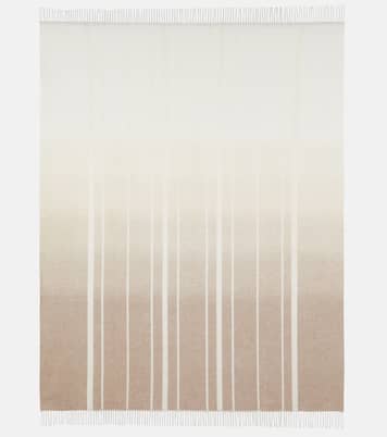 Dégradé striped cashmere throw | Loro Piana