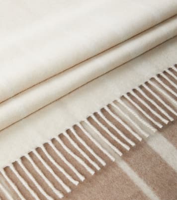 Dégradé striped cashmere throw | Loro Piana
