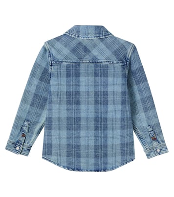 Checked denim overshirt | Scotch & Soda Kids