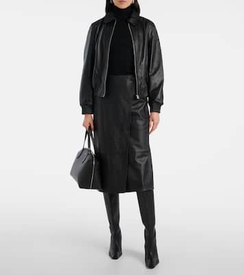 Leather jacket | Yves Salomon