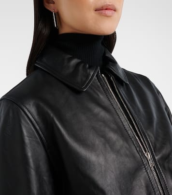 Leather jacket | Yves Salomon