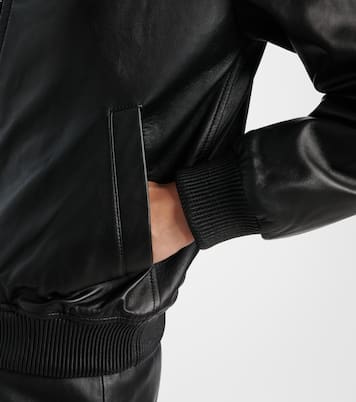 Leather jacket | Yves Salomon