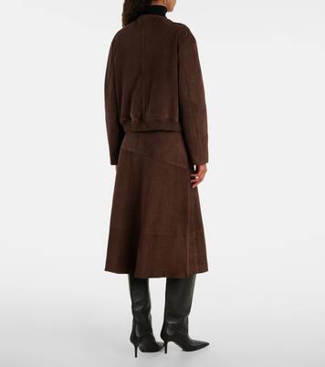 Jacke aus Veloursleder | Yves Salomon