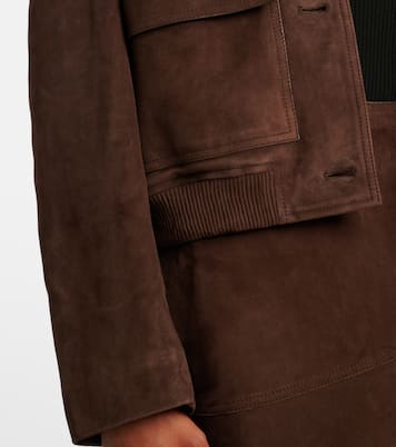 Jacke aus Veloursleder | Yves Salomon