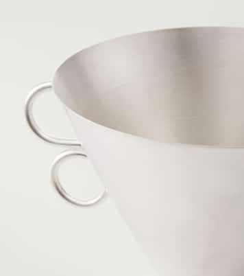 Vaso silver-plated metal vase | Natalia Criado