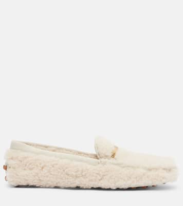 Gommino suede-trimmed driving shoes | Tod's