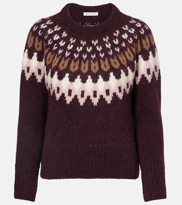 Anne Fair Isle wool-blend sweater | Veronica Beard