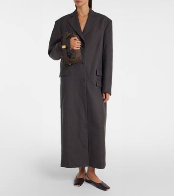 Brooke striped wool coat | Calvin Klein Collection
