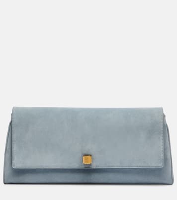 Clutch Audrey aus Veloursleder | Khaite