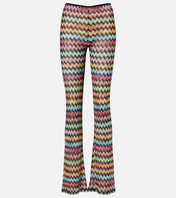 Zigzag lamé straight pants | Missoni