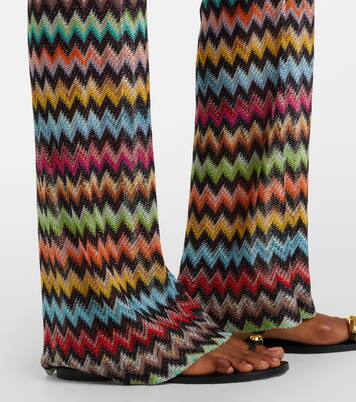 Zigzag lamé straight pants | Missoni
