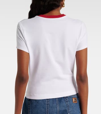 Printed cotton-blend jersey T-shirt | Dolce&Gabbana