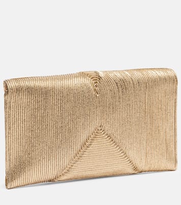 Clutch Vacanza Mini aus Raffiabast mit Leder | Aquazzura